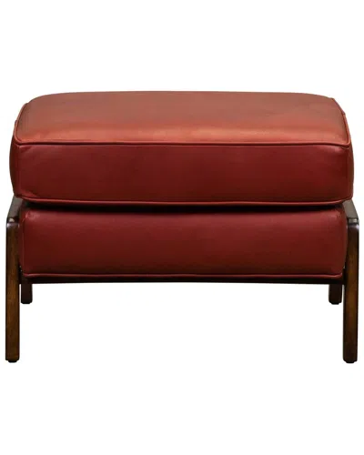 Olivia + Quinn Anastasia Ottoman In Red