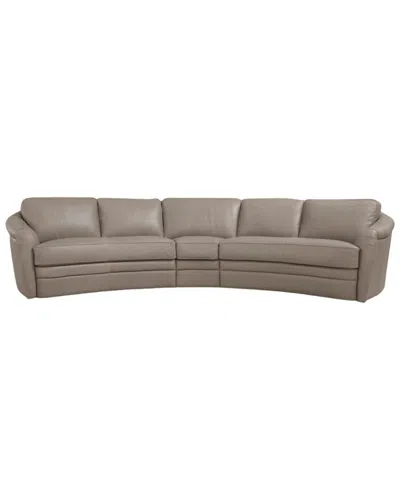 Olivia + Quinn Capri Sectional In Gray