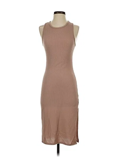 Pre-owned Olivia Rae Casual Dress In Brown