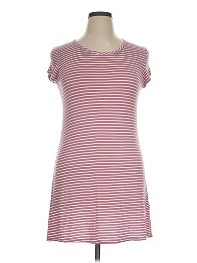 Pre-owned Olivia Rae Casual Dress In Burgundy