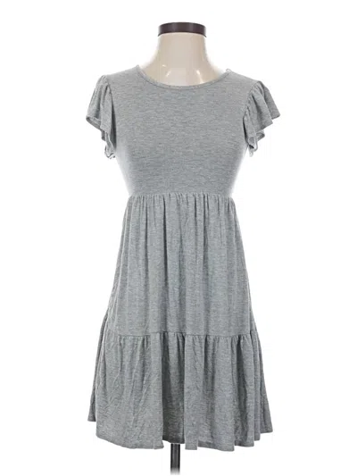 Pre-owned Olivia Rae Casual Dress In Gray
