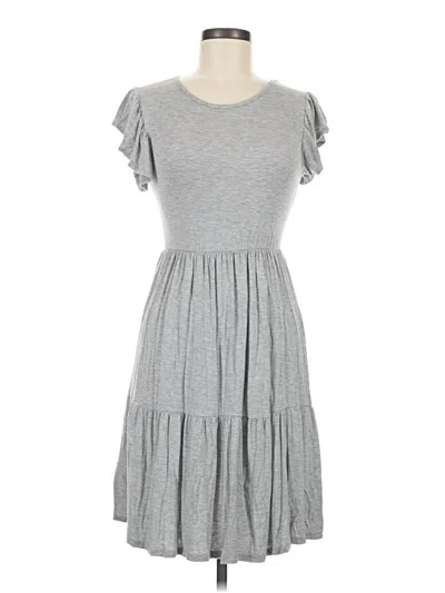 Pre-owned Olivia Rae Casual Dress In Gray