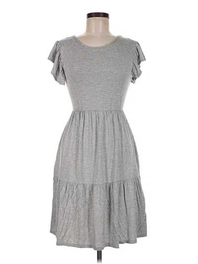 Pre-owned Olivia Rae Casual Dress In Gray