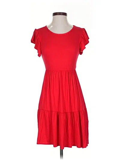 Pre-owned Olivia Rae Casual Dress In Red