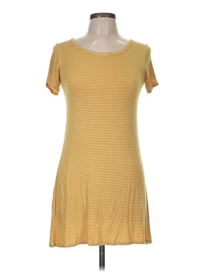 Pre-owned Olivia Rae Casual Dress In Yellow