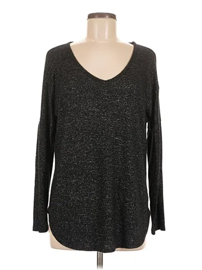 Pre-owned Olivia Rae Long Sleeve T-shirt In Gray