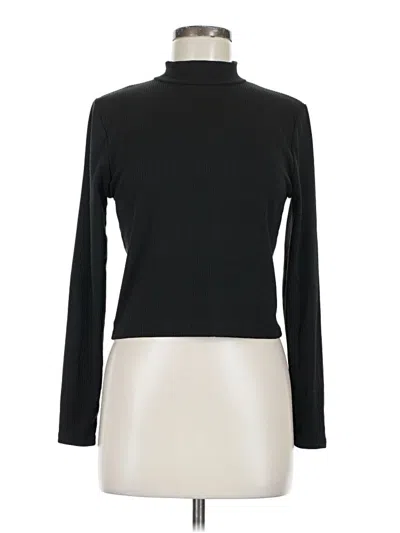 Pre-owned Olivia Rae Long Sleeve Turtleneck In Black