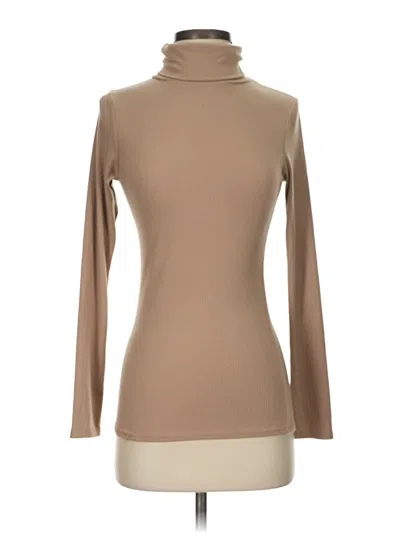 Pre-owned Olivia Rae Long Sleeve Turtleneck In Brown