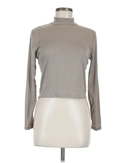 Pre-owned Olivia Rae Long Sleeve Turtleneck In Gray