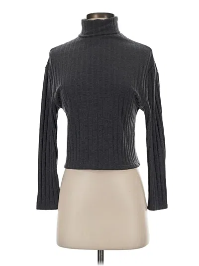 Pre-owned Olivia Rae Long Sleeve Turtleneck In Gray