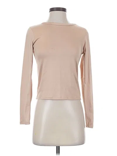 Pre-owned Olivia Rae Long Sleeve Turtleneck In Tan