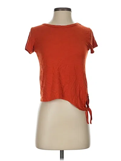 Pre-owned Olivia Rae Short Sleeve T-shirt In Orange