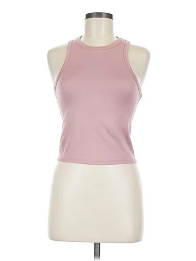 Pre-owned Olivia Rae Tank Top Pink Halter Neckline Tops