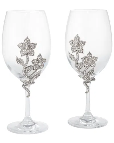 OLIVIA RIEGEL OLIVIA RIEGEL 2PC FLORA STEMWARE SET