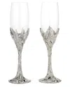 Olivia Riegel 2pc Flute Set In Silver