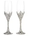 Olivia Riegel 2pc Flute Set In White