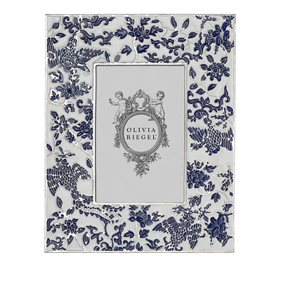Olivia Riegel Blue & White Imperial Phoenix Frame, 4 X 6