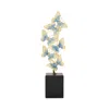 Olivia Riegel Blue Enamel Butterfly Sculpture In Gold