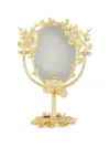 Olivia Riegel Botanica Magnified Standing Mirror In Gold