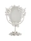 Olivia Riegel Botanica Magnified Standing Mirror In Silver