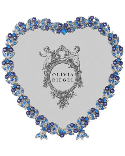 Olivia Riegel Contessa Heart 3.5 Frame In Blue
