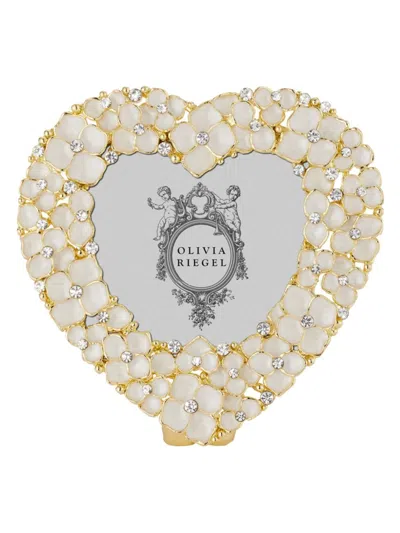 Olivia Riegel Dogwood Heart Frame In Gold