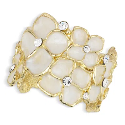 Olivia Riegel Dogwood Napkin Ring, Set Of 4 In Gold