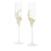 Olivia Riegel Eleanor Flute, Set Of 2 In Gold