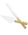 Olivia Riegel Florence Gold 2 Piece Serving Set