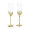 Olivia Riegel Florence Champagne Flutes 2-piece Set In Gold