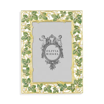 Olivia Riegel Gold Tone Ivy Frame, 4 X 6 In Multi