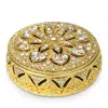Olivia Riegel Gold Windsor Round Box In Gold