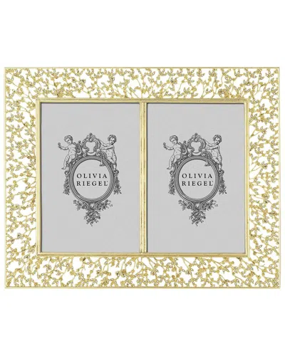 Olivia Riegel Isadora 4x6 Double Photo Frame In Gold