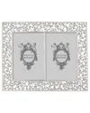 Olivia Riegel Silver Isadora 4 X 6 Double Frame In Silver