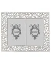 Olivia Riegel Silver Isadora 4 X 6 Double Frame In Silver
