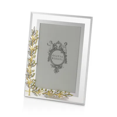 Olivia Riegel Laurel 4 X 6 Frame In Silver  Gold