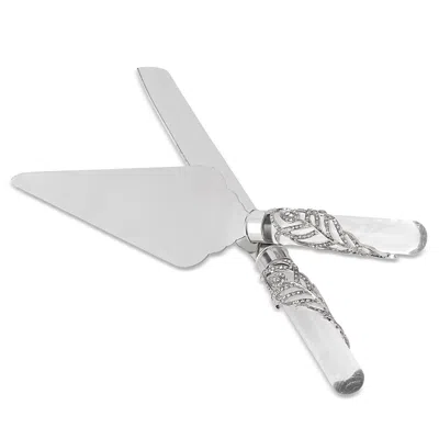 Olivia Riegel Mora Dessert Serving Set In Silver
