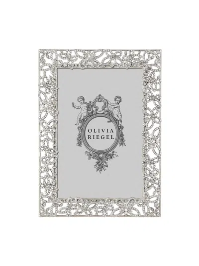 Olivia Riegel Papillon 4'' X 6'' Frame In Silver