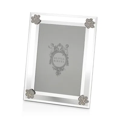 Olivia Riegel Paw Print Frame, 5 X 7 In White