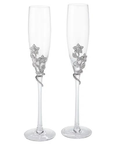 OLIVIA RIEGEL OLIVIA RIEGEL SET OF 2 FLORA FLUTES
