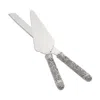 Olivia Riegel Silver Isadora Dessert Serving Set In Silver