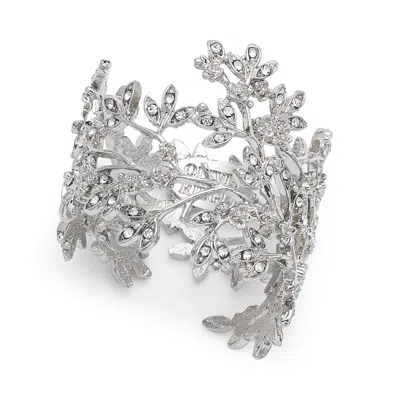 Olivia Riegel Silver Isadora Napkin Rings, Set Of 4 In Metallic