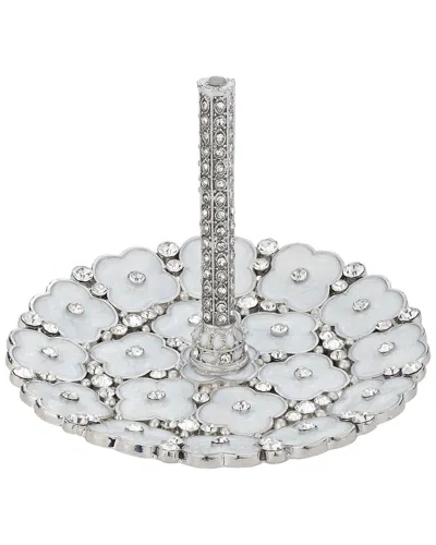 Olivia Riegel White Enamel Clover Ring Holder
