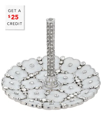 Olivia Riegel White Enamel Clover Ring Holder With $25 Credit