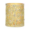 Olivia Riegel Windsor Tea Light Holder In Gold/celedon