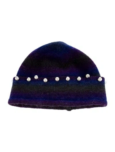 Pre-owned Olivia Rubin Beanie In Purple