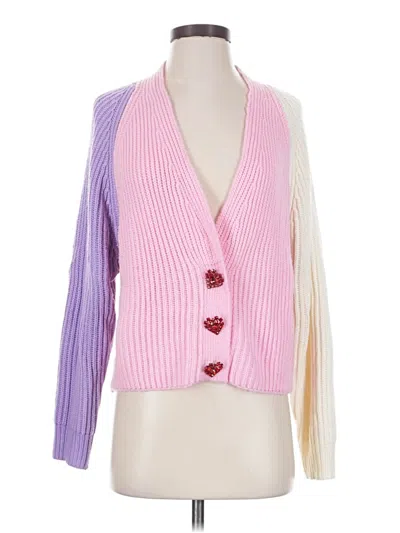 Pre-owned Olivia Rubin Cardigan Sweater In Pink