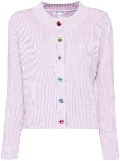 Olivia Rubin Dee Cardigan In Pink