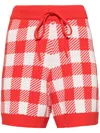 OLIVIA RUBIN GINGHAM KNIT SHORTS