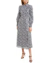 Olivia Rubin Maddie Midi Dress In Black